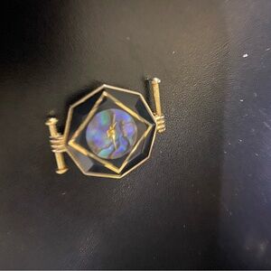 Vintage Gold and Silver Watch Face